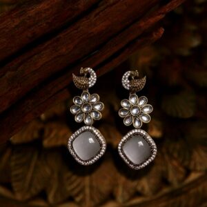 Moonlit Floral Drop Earrings