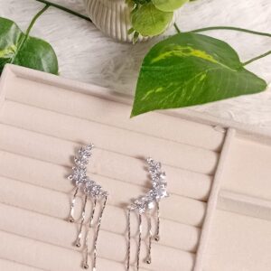 Crystal Tassel Earrings