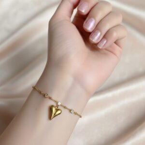 Golden Heart Charm